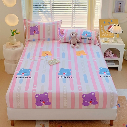 91家纺网 家纺一手货源 找家纺 （总）凯磊 2024新款AB版.生态磨毛印花系列单床笠