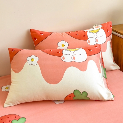 91家纺网 家纺一手货源 找家纺 （总）芃成家纺 2024新款原棉加厚生态磨毛单枕套