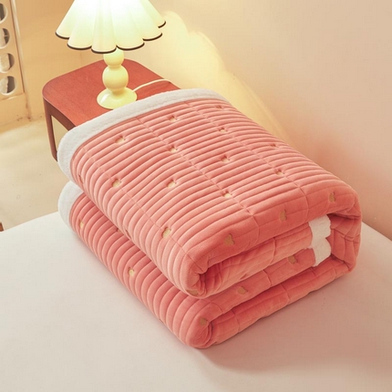 91家纺网 家纺一手货源 找家纺 （总）蕾诺家纺 2024新款冬季加厚保暖宝宝绒床褥床垫