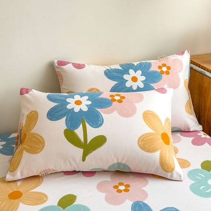 91家纺网 家纺一手货源 找家纺 （总）芃成家纺 2024新款原棉加厚生态磨毛单枕套