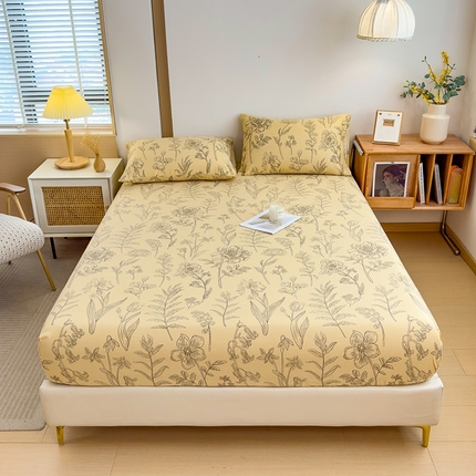 91家纺网 家纺一手货源 找家纺 （总）芃成家纺 2024新款原棉加厚生态磨毛单床笠