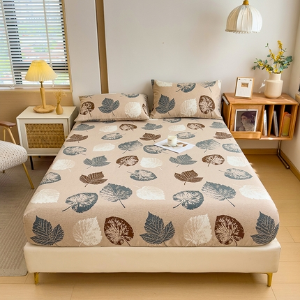 91家纺网 家纺一手货源 找家纺 （总）芃成家纺 2024新款原棉加厚生态磨毛单床笠