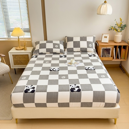 91家纺网 家纺一手货源 找家纺 （总）芃成家纺 2024新款原棉加厚生态磨毛单床笠