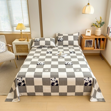 91家纺网 家纺一手货源 找家纺 （总）芃成家纺 2024新款原棉加厚生态磨毛单床单