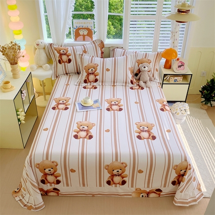 91家纺网 家纺一手货源 找家纺 （总）凯磊 2024新款AB版.生态磨毛印花系列单床单