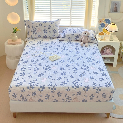 91家纺网 家纺一手货源 找家纺 （总）凯磊 2024新款AB版.生态磨毛印花系列单床笠