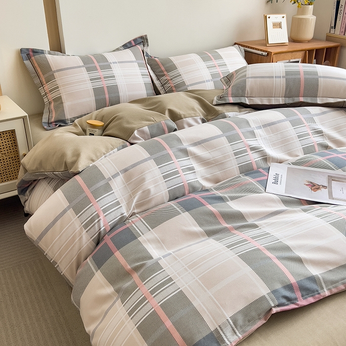 91家纺网 家纺一手货源 找家纺 芃成家纺 2024新款原棉加厚生态磨毛单被套 凯尼格