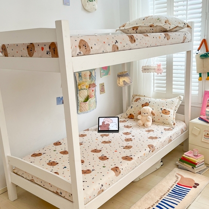 91家纺网 家纺一手货源 找家纺 （总）川悦生活 2024新款宿舍牛奶绒单床笠