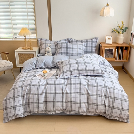 91家纺网 家纺一手货源 找家纺 芃成家纺 2024新款原棉加厚生态磨毛四件套 斯本格