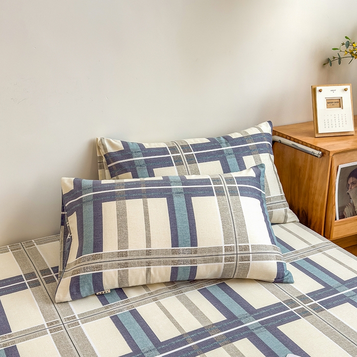 91家纺网 家纺一手货源 找家纺 芃成家纺 2024新款原棉加厚生态磨毛单枕套 莱茵格-米