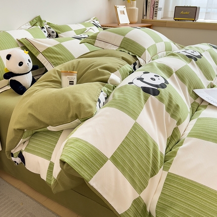 91家纺网 家纺一手货源 找家纺 （总）芃成家纺 2024新款原棉加厚生态磨毛单被套