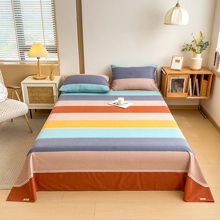 91家纺网 家纺一手货源 找家纺 （总）芃成家纺 2024新款原棉加厚生态磨毛单床单