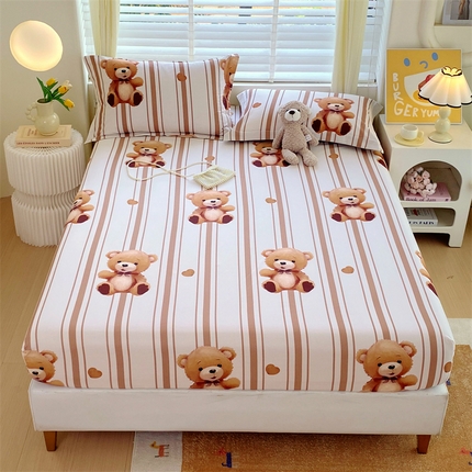 91家纺网 家纺一手货源 找家纺 （总）凯磊 2024新款AB版.生态磨毛印花系列单床笠