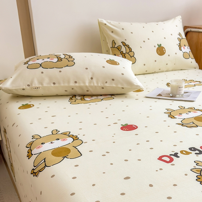 91家纺网 家纺一手货源 找家纺 芃成家纺 2024新款原棉加厚生态磨毛单枕套 玛卡龙