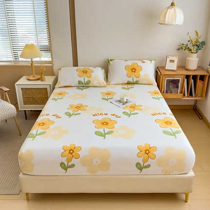 91家纺网 家纺一手货源 找家纺 （总）芃成家纺 2024新款原棉加厚生态磨毛单床笠