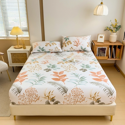 91家纺网 家纺一手货源 找家纺 （总）芃成家纺 2024新款原棉加厚生态磨毛单床笠