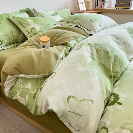 91家纺网 家纺一手货源 找家纺 （总）芃成家纺 2024新款原棉加厚生态磨毛单被套