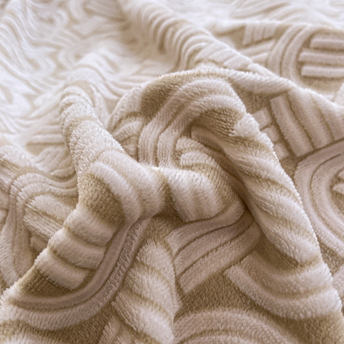 91家纺网 家纺一手货源 找家纺 晚依家纺 2024新款230g全消光牛奶绒四件套 巴克曼-米驼