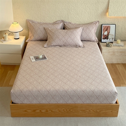 91家纺网 家纺一手货源 找家纺 （总）凯磊 2024新款AB版.生态磨毛印花系列单床笠