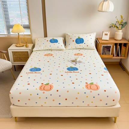 91家纺网 家纺一手货源 找家纺 （总）芃成家纺 2024新款原棉加厚生态磨毛单床笠