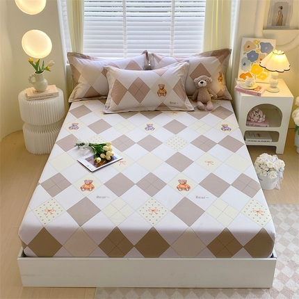 91家纺网 家纺一手货源 找家纺 （总）凯磊 2024新款AB版.生态磨毛印花系列单床笠