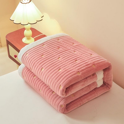 91家纺网 家纺一手货源 找家纺 （总）蕾诺家纺 2024新款冬季加厚保暖宝宝绒床褥床垫