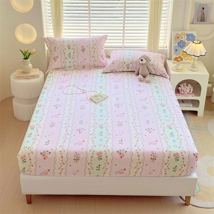 91家纺网 家纺一手货源 找家纺 （总）凯磊 2024新款AB版.生态磨毛印花系列单床笠