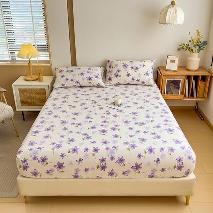 91家纺网 家纺一手货源 找家纺 （总）芃成家纺 2024新款原棉加厚生态磨毛单床笠