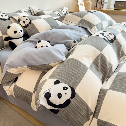 91家纺网 家纺一手货源 找家纺 （总）芃成家纺 2024新款原棉加厚生态磨毛单被套