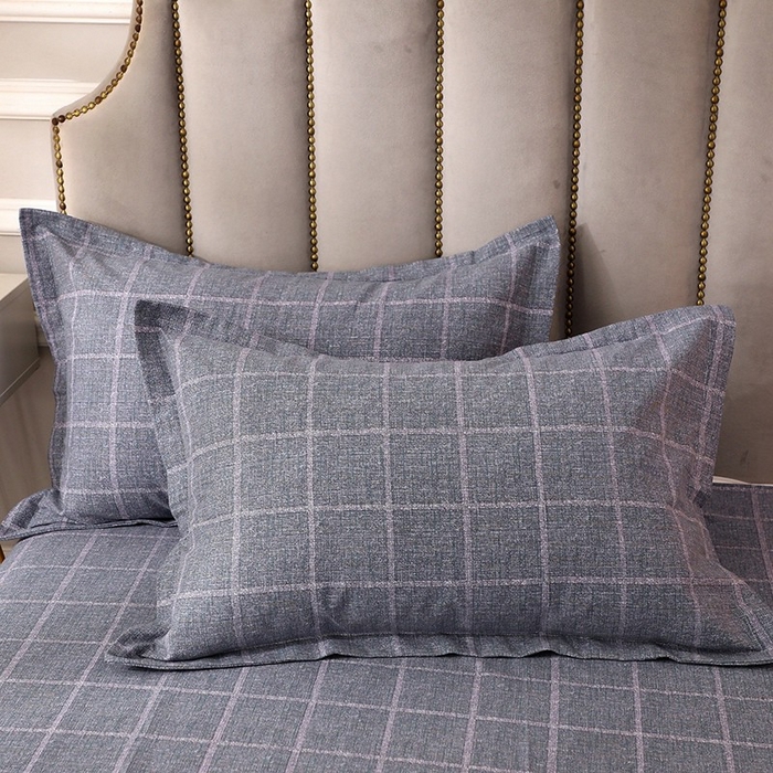 91家纺网 家纺一手货源 找家纺 晶缦家纺 2024新款典雅系-全棉活性磨毛多规格单品枕套 艺术格林