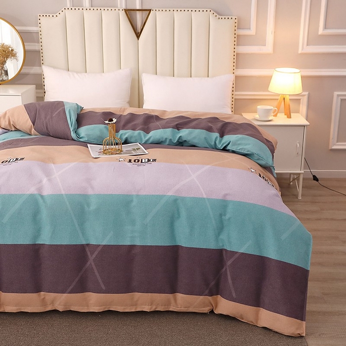 91家纺网 家纺一手货源 找家纺 晶缦家纺 2024新款典雅系-全棉活性磨毛多规格单品被套 曼哈顿