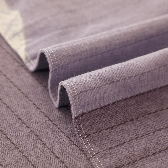 91家纺网 家纺一手货源 找家纺 晶缦家纺 2024新款典雅系-全棉活性磨毛多规格四件套 漫步时光灰