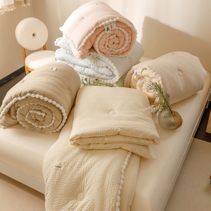 91家纺网 家纺一手货源 找家纺 （总）U被家纺 2025新款亲肤舒适糯糯兔毛冬被被子被芯