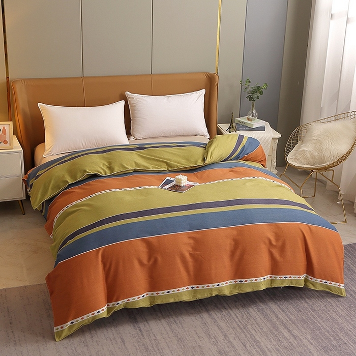 91家纺网 家纺一手货源 找家纺 晶缦家纺 2024新款典雅系-全棉活性磨毛多规格单品被套 印象空间