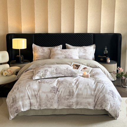 91家纺网 家纺一手货源 找家纺 （总）涵宸家纺 2024新款全棉磨毛数码印花四件套