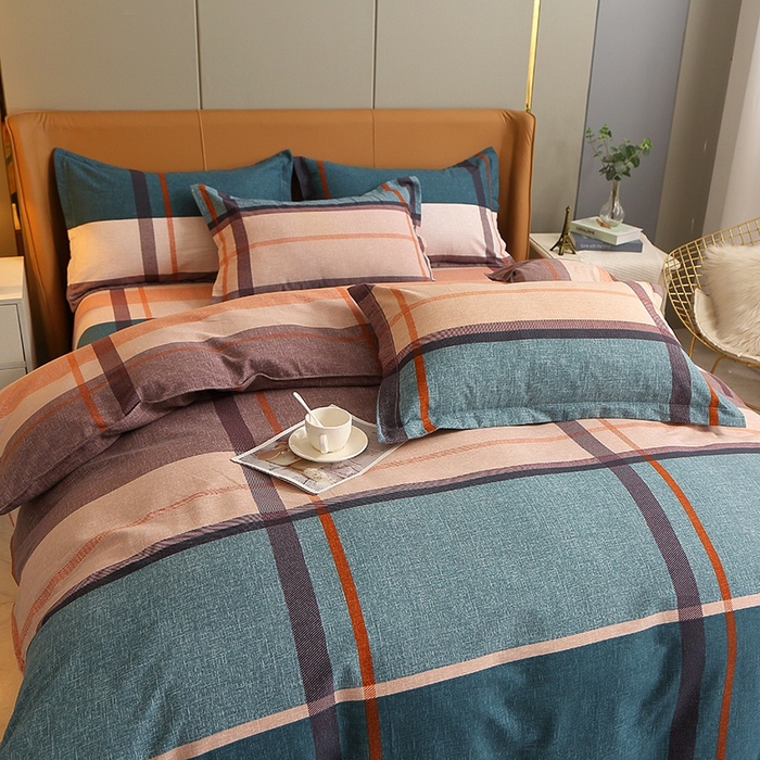 91家纺网 家纺一手货源 找家纺 晶缦家纺 2024新款典雅系-全棉活性磨毛多规格四件套 悠悠岁月