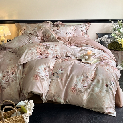 91家纺网 家纺一手货源 找家纺 （总）宜代光年 2024新款数码印花全棉磨毛四件套（产品控价小三件228，标准268，加大278，床笠款278）