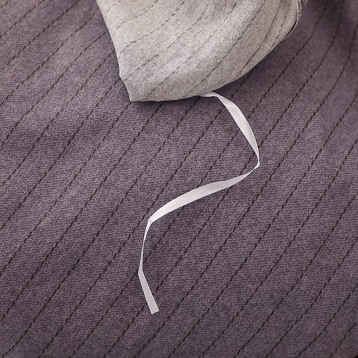 91家纺网 家纺一手货源 找家纺 晶缦家纺 2024新款典雅系-全棉活性磨毛多规格四件套 漫步时光灰