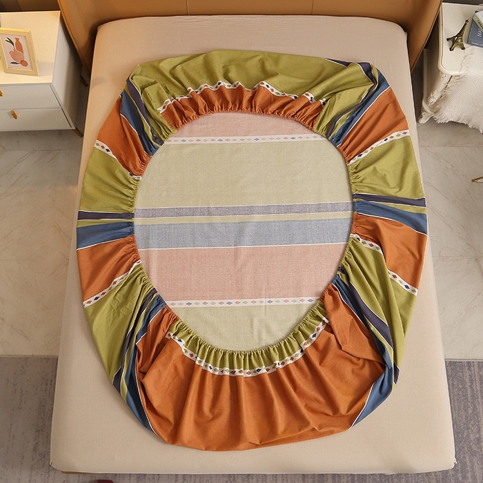 91家纺网 家纺一手货源 找家纺 晶缦家纺 2024新款典雅系-全棉活性磨毛多规格单品床笠 印象空间