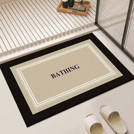 91家纺网 家纺一手货源 找家纺 （总）卡初家居（原微来） 2025新款奶油风硅藻泥吸水地垫