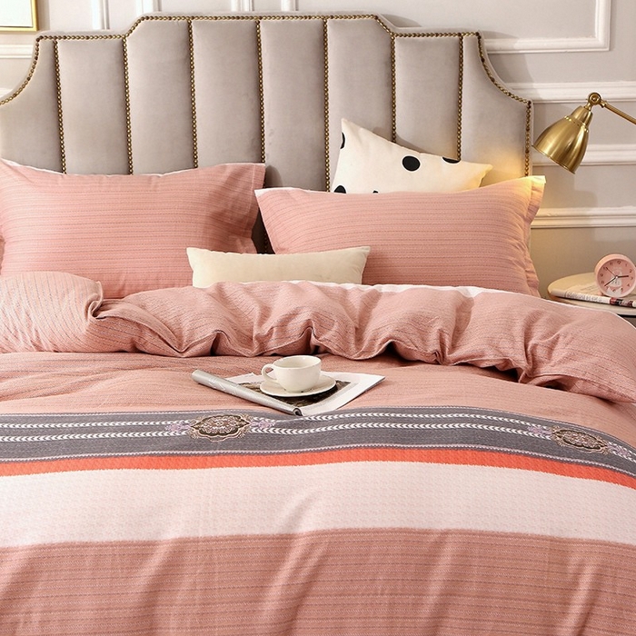 91家纺网 家纺一手货源 找家纺 晶缦家纺 2024新款典雅系-全棉活性磨毛多规格单品被套 雅颂