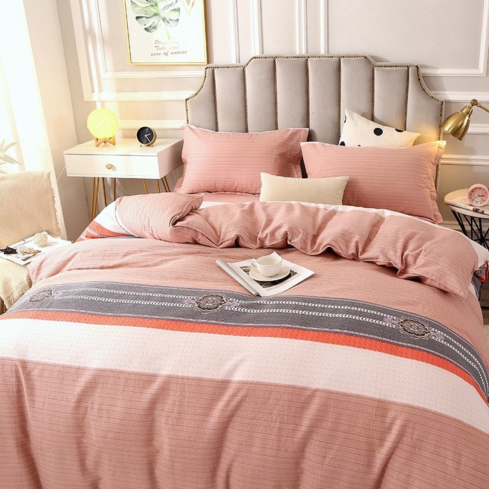 91家纺网 家纺一手货源 找家纺 晶缦家纺 2024新款典雅系-全棉活性磨毛多规格单品被套 雅颂