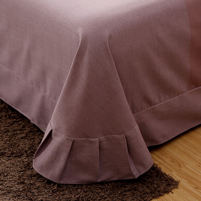 91家纺网 家纺一手货源 找家纺 晶缦家纺 2024新款典雅系-全棉活性磨毛多规格单品床单 缤纷-粉