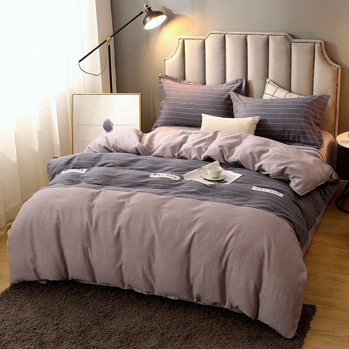 91家纺网 家纺一手货源 找家纺 晶缦家纺 2024新款典雅系-全棉活性磨毛多规格四件套 沃森