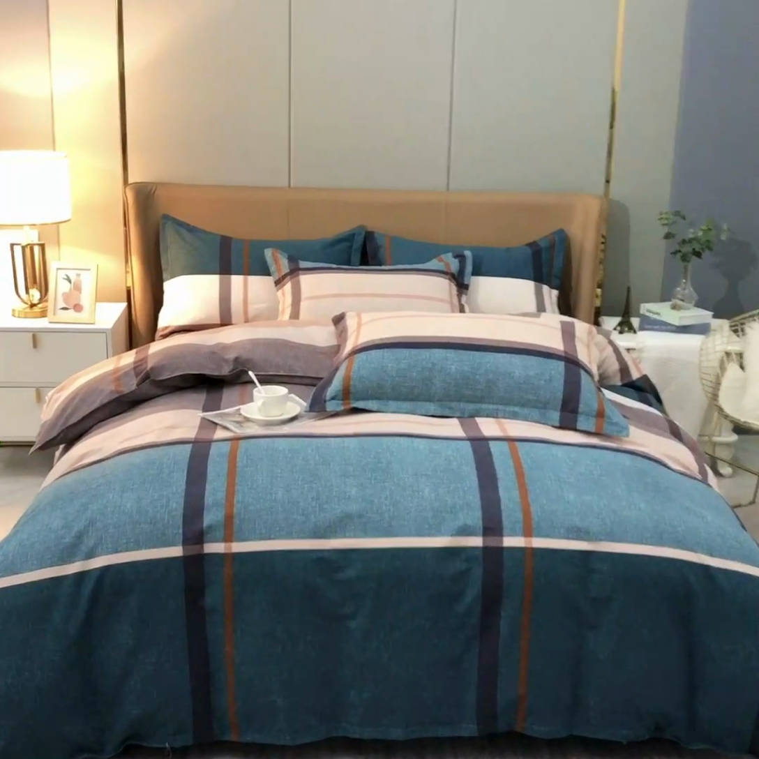 91家纺网 家纺一手货源 找家纺 晶缦家纺 2024新款典雅系-全棉活性磨毛多规格四件套 悠悠岁月