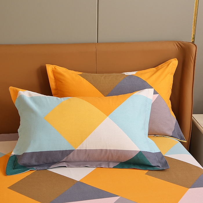 91家纺网 家纺一手货源 找家纺 （总）2024新款典雅系·加厚纯棉活性全棉磨毛枕套 印花保暖纯棉磨毛单品枕套单枕套单件一对装