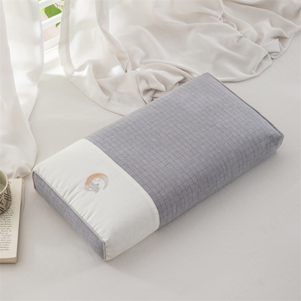 91家纺网 家纺一手货源 找家纺 （总）织布人 2024新款荞麦枕全棉精梳棉龙之韵方枕硬枕全荞麦壳枕头+枕套