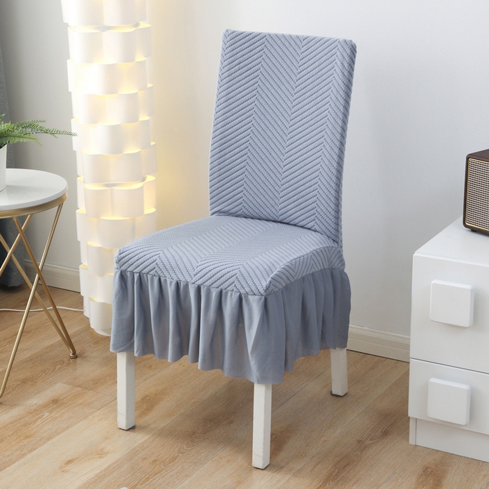 91家纺网 家纺一手货源 找家纺 （总）千彤沙发垫 2024新款拉华绒人字纹系列裙边椅子套