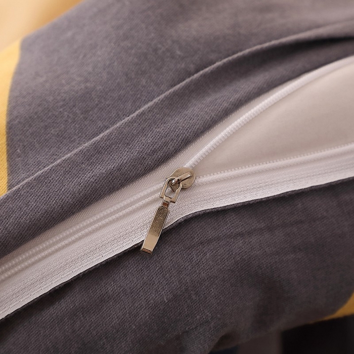 91家纺网 家纺一手货源 找家纺 晶缦家纺 2024新款典雅系-全棉活性磨毛多规格四件套 几何图形灰