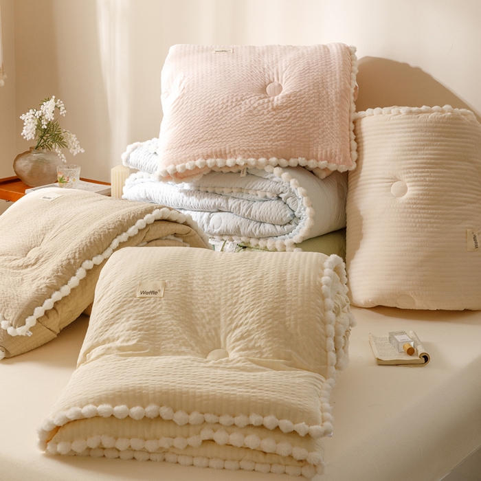 91家纺网 家纺一手货源 找家纺 （总）U被家纺 2025新款亲肤舒适糯糯兔毛冬被被子被芯